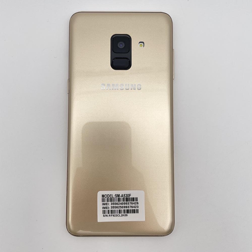 Восстановленный Samsung Galaxy A8 (2018) A530F Мобильный телефон 5,6" Восьмиядерный 16 МП 4 ГБ ОЗУ 32 ГБ ПЗУ С одной SIM/Двумя SIM
