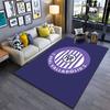 Purple Real Valladolid Logo Carpet suitable as a non-slip mat for the living room or bedroom sofa
