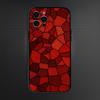 Стеклянный Чехол для Телефона с Иллюстрацией Для iPhone 16,15,14,13,12,11 Plus,Pro Max, Других Мягкий Черный Чехол