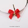 Christmas Day decorative bow tied silk bell gift box Christmas tree pendant DIY jewelry accessories