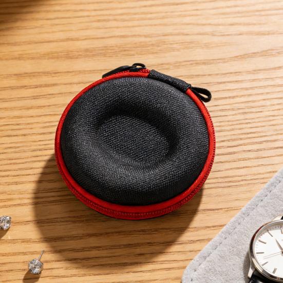 Одиночный дорожный футляр для часов Ударопрочный кейс для хранения часов Ткань Оксфорд Жесткий корпус Защита для часов Коробка против тряски для часов и умных часов 36-52 мм