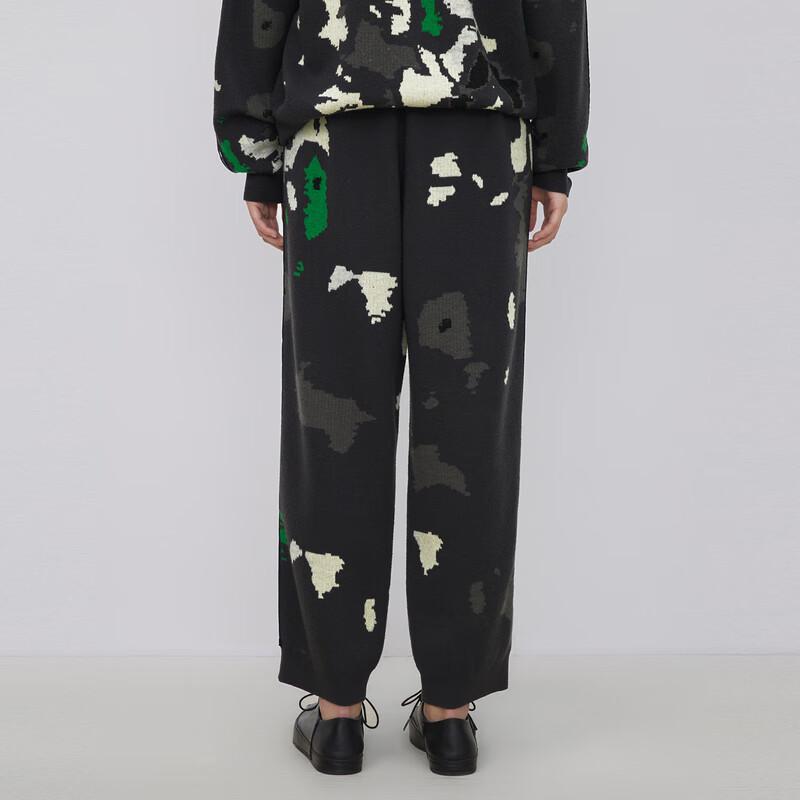 LESS 2023 Winter 100% Wool Straight-Leg Trousers