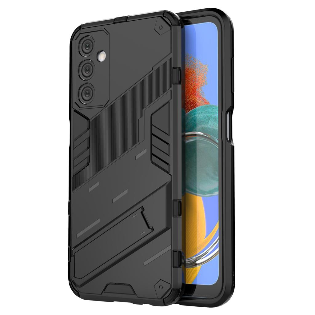 For Samsung Galaxy M14 5G PC+TPU Impact-Resistant Case Kickstand Protective Phone Cover