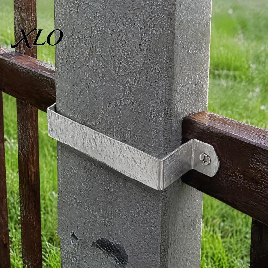 High Strength Fence Column Supports 30Pcs Panel Brackets, Heavy Duty Clips with 60 Screws, Replacement Parts for Panels Anti Rattle Security Brackets