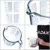 KADAX Кухонная мерная чашка-кувшин с мерной шкалой, стеклянный контейнер