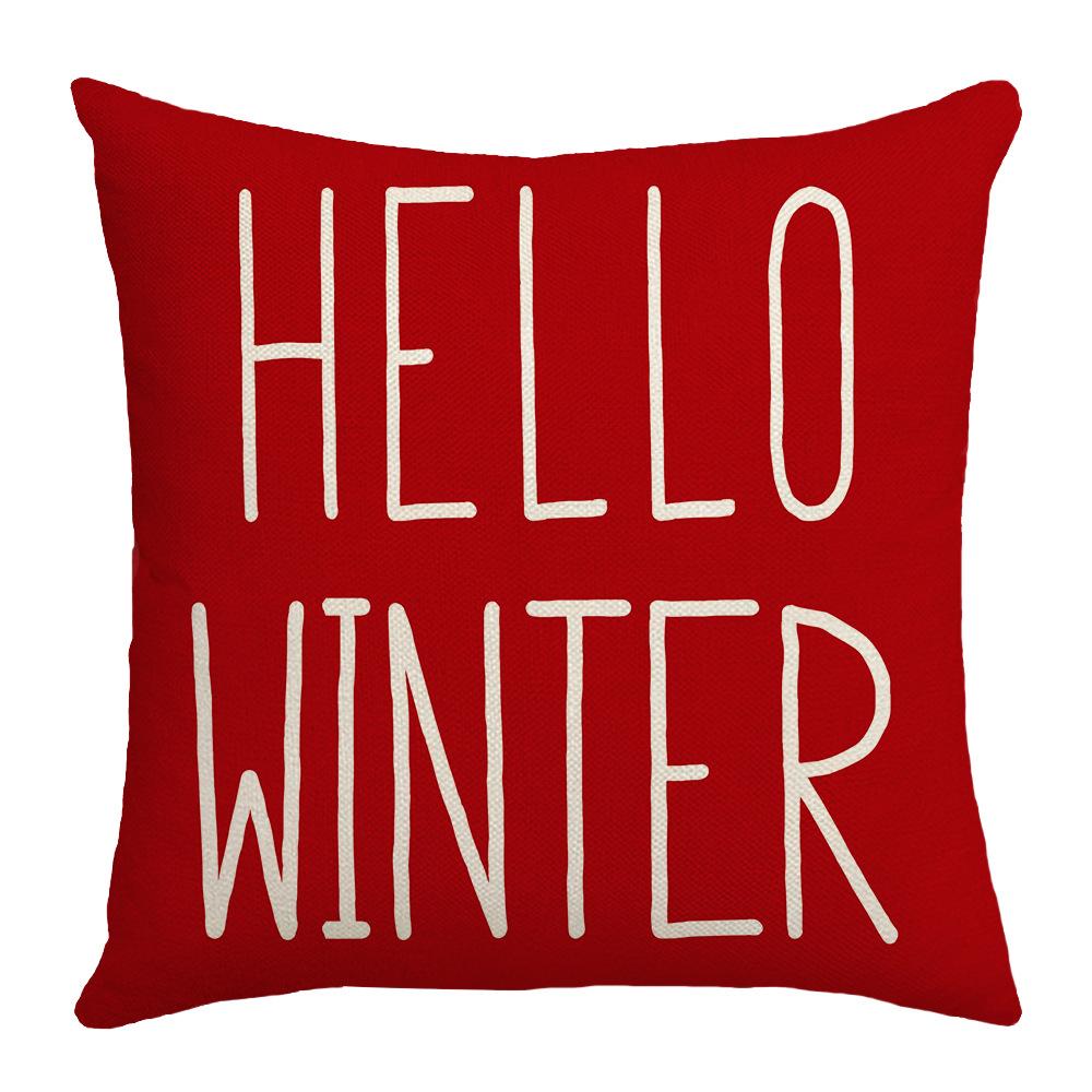 Рождественская серия Наволочка для диванной подушки Санта-Клаус Гостиная Спальня Прикроватная наволочка Чехол для дивана