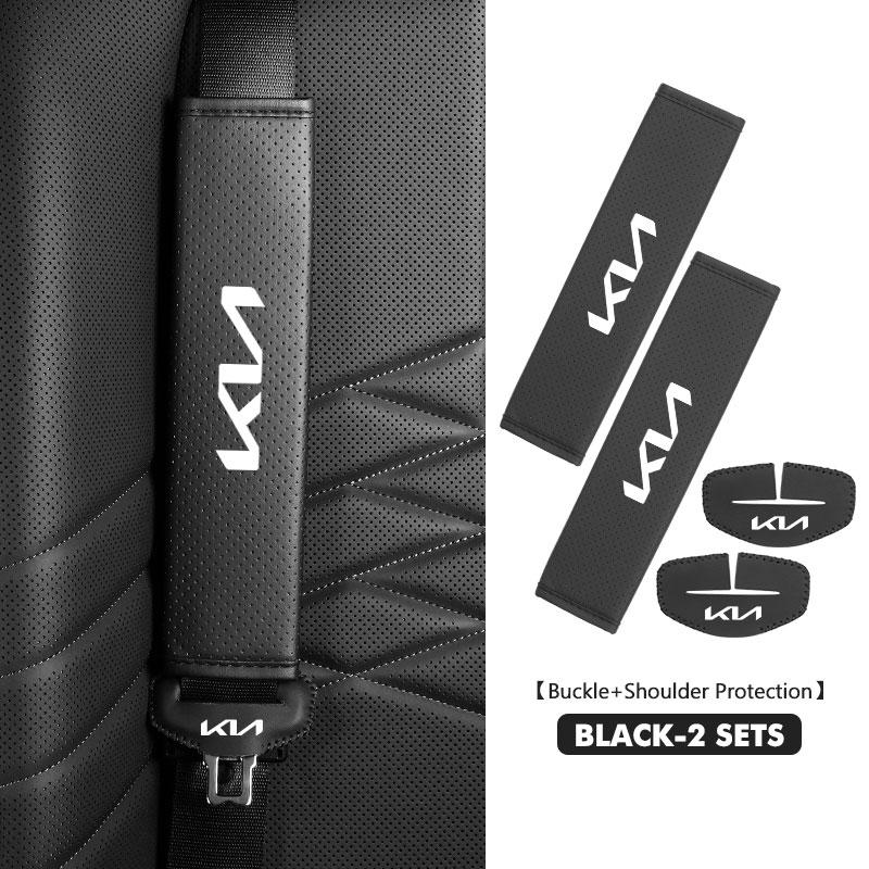 UQQV8 Car Seat Belt Buckle Clip Protector Cover Shoulder Padding Pad For KIA Rio K5 K2 Sportage Ceed Sorento Picanto Stinger Soul