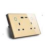 Melery Smart Tuya WiFi Dual UK Socket USB Type-C PD 20 Вт Сенсорное управление,Голосовое управлениеМониторинг электроэнергии, Alexa Google Home