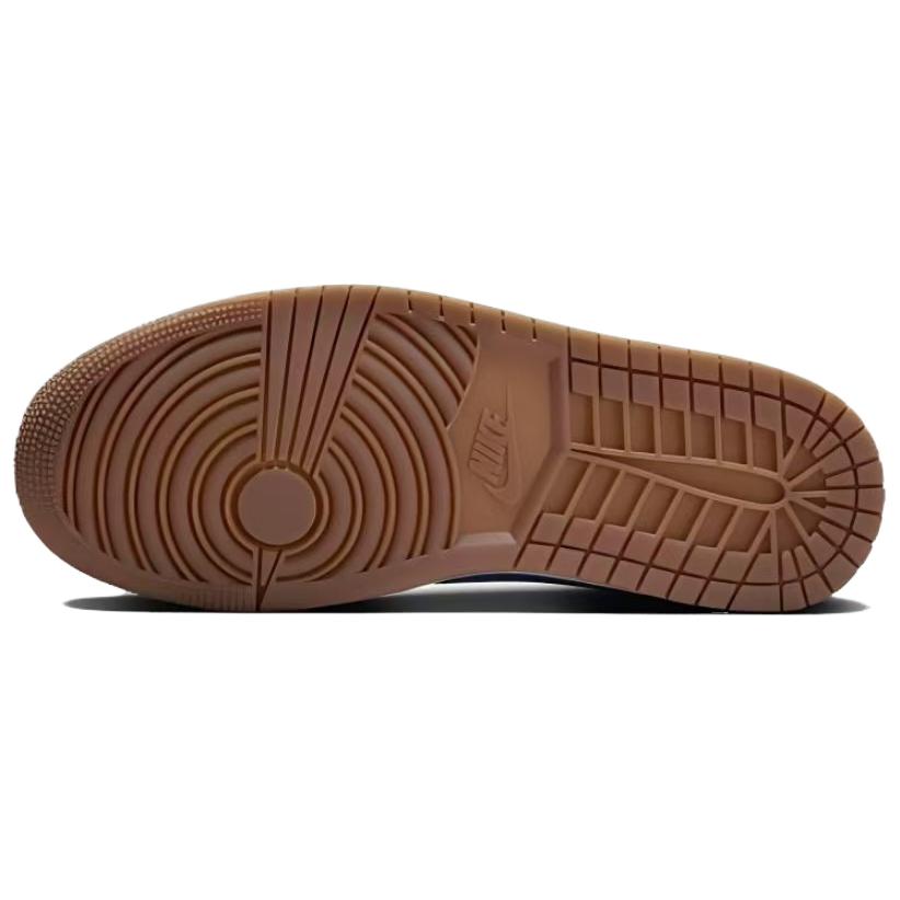 Jordan x Travis Scott Air Jordan 1 Forest Mystic Realm, Fashion, Comfortable Versatile Vintage Basketball Shoes Women's DZ4137-700(Team1946-)