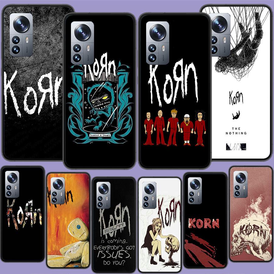 Чехол для телефона K-Korn Rock Band для Xiaomi 15 Poco X7 X6 F7 14 Ultra Mi F6 F5 F4 F3 X5 X4 X3 M6 Pro M5 M5S M3 Capa Coque