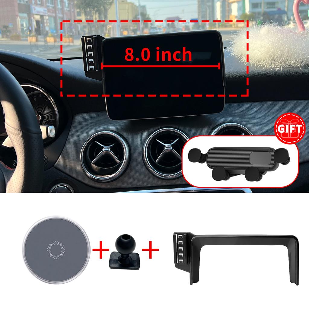 fit for Mercedes-Benz CLA 2016 2017 2018 C117 (8.0in) Integrated Screen Mount Phone Holder Mount Car accessoires