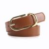Modern Alloy Ladies Belt With Classic Buckle For Casual Jeans And Office Attire