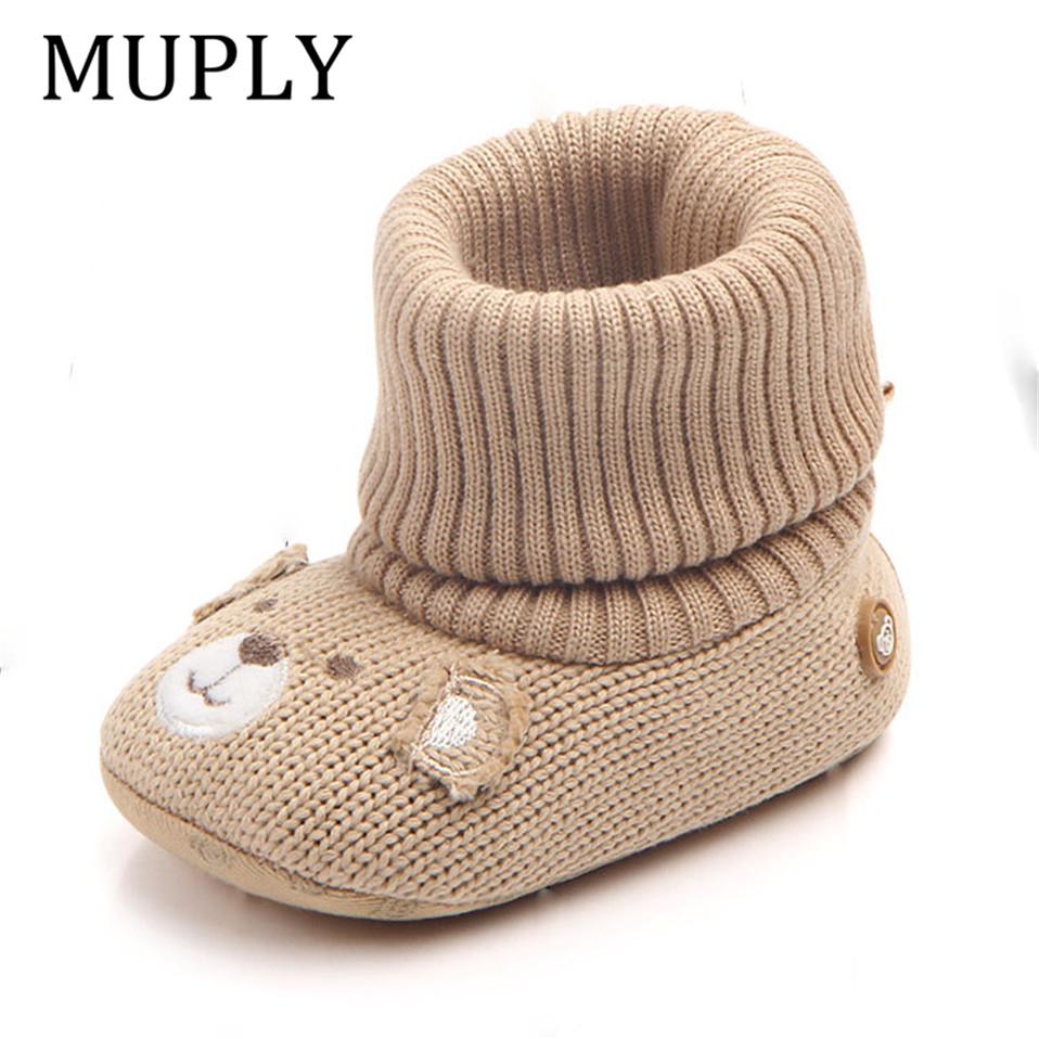 2024 New Arrival Newborn Baby Girls Boys Snow Boots Winter Leather Boots Infant Soft Bottom Shoes Baby PU Furry Warm Boots 0-18M