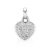 Silver 925 Lock-in Heart Pendant