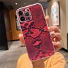 Чехол для телефона Для iphone 17 Air 17 Pro Max 16 15 14 13 Pro Max 15 16 Pro 15Plus Змея