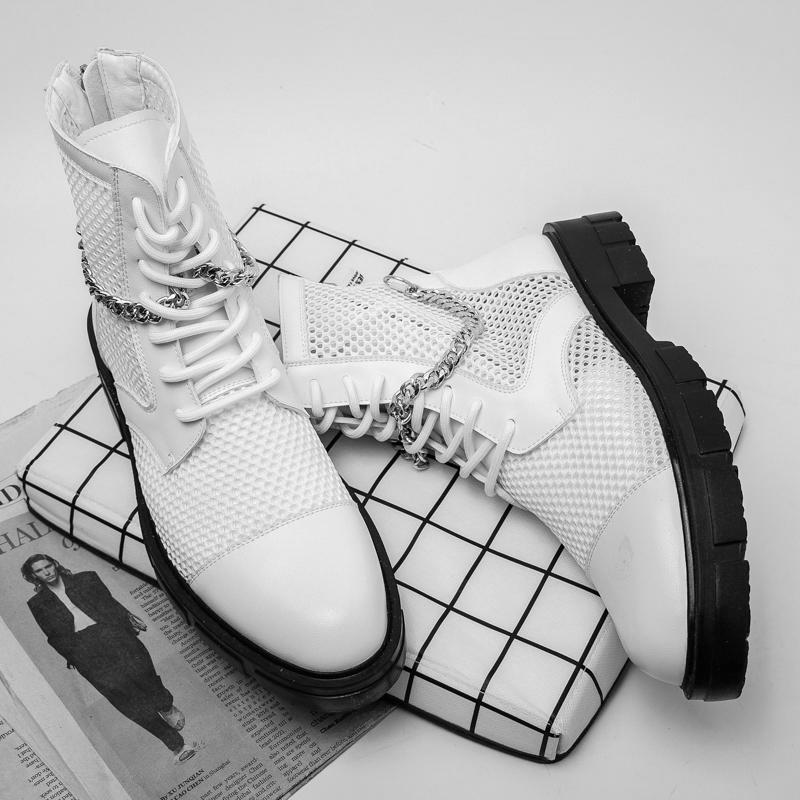 Модная кожаная обувь для мужчин Натуральная кожа Ботинки больших размеров Высококачественные дизайнерские формальные ботинки Повседневные ботинки Модный бизнес