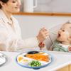 304 Stainless Steel 3 Grids Children Dishes Kids Feeding Bowls  Toddle Training Tableware