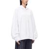 WE11DONE Свитшот унисекс с принтом медведя FW22, однотонный, цвет слоновой кости WD-TH3-22-727-U-IV
