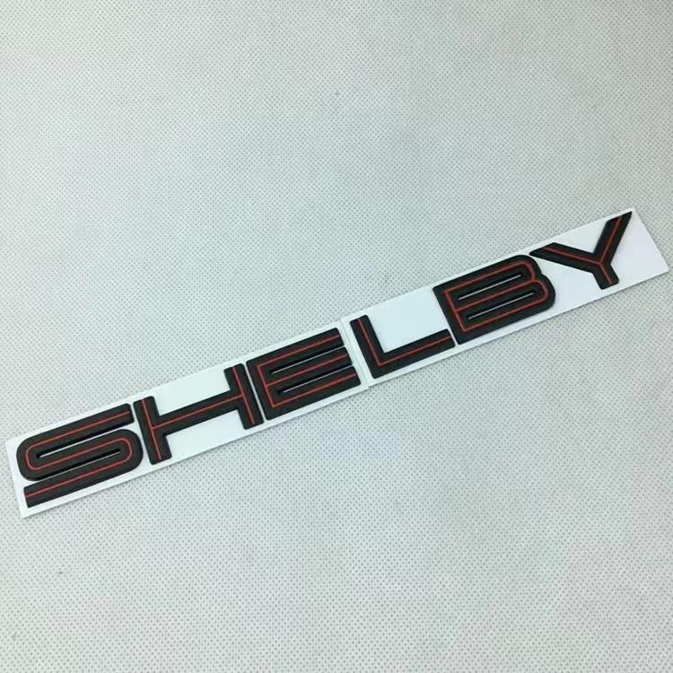 1 шт. Подходит для Mustang Shelby Логотип на капот Cobra GT Модифицированная персонализированная 3D-наклейка Значок Shelby Наклейка