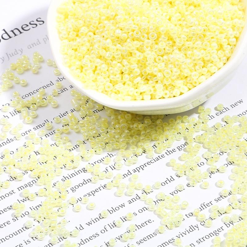 Креативные свободные бусины, сделай сам, изготовление ювелирных изделий, стеклянные бусины, маленькие бусины, 250/500 шт., 2/3 мм, ожерелье, браслет, кулон