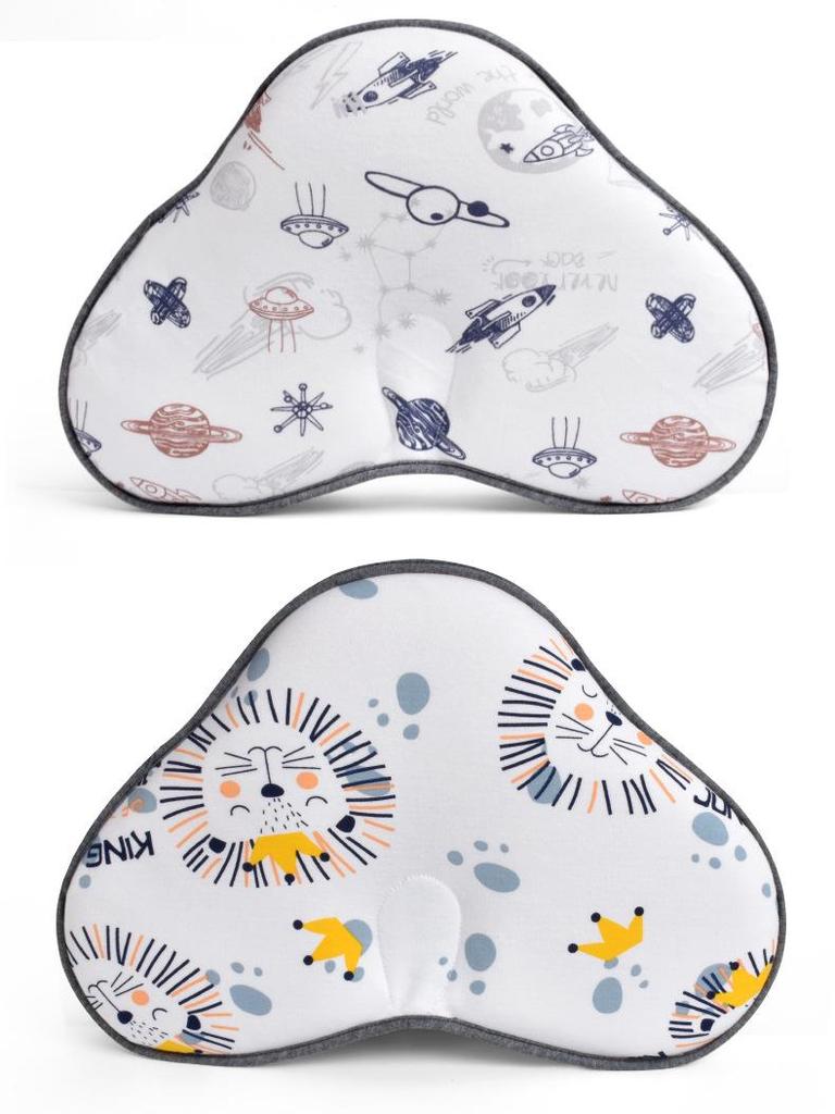 Infant Anti-Flat Head Shaping Pillow, Washable Silicone for 0-2 Years
