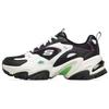 Stamina V2 Mecha Shoes II Сетчатая ткань Синтетическая кожа На шнуровке Низкие папины кроссовки Женская кроссовка Черный Белый Зеленый 149510-BKWL