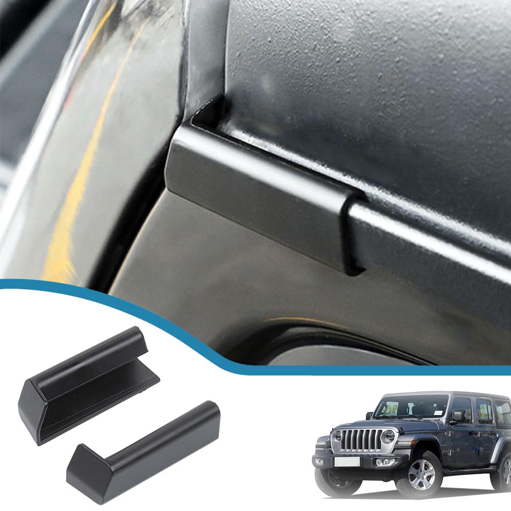 Top Roof Rain Gutter Upgraded Rainwater Diversions for Jeep Wrangler JL Gladiator JT 2018-2023 Car Styling Exterior