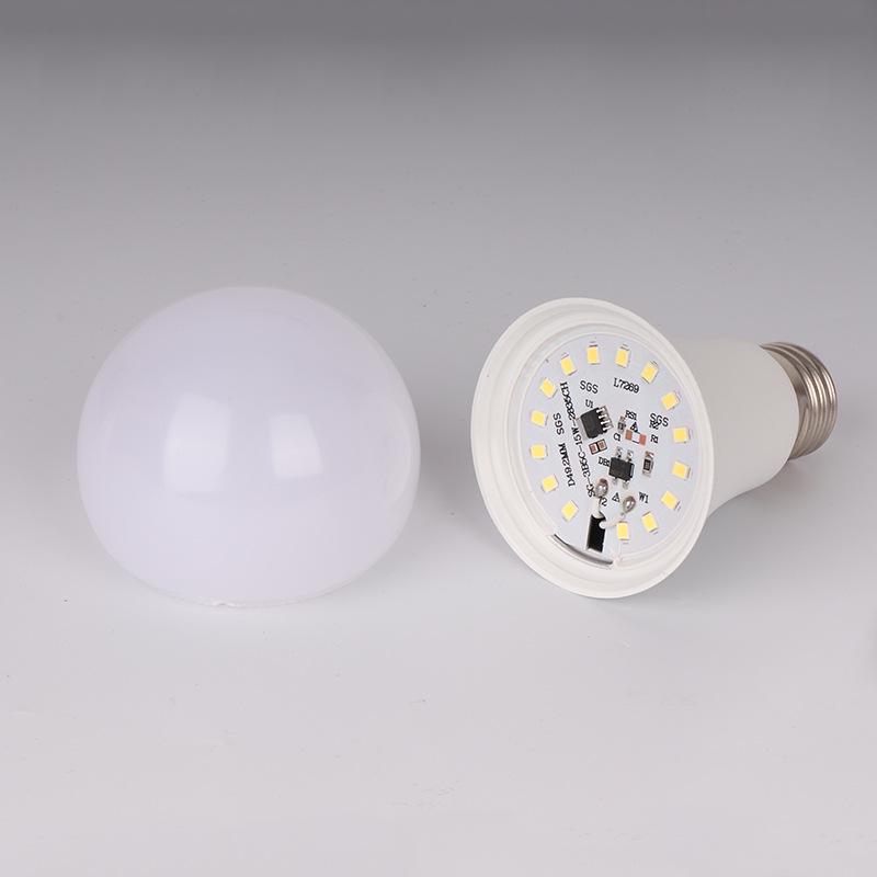 Энергосберегающая светодиодная алюминиевая лампа: С пластиковым покрытием, E27 и B22