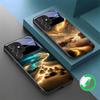 Глубокий синий морской пятно Для Samsung Galaxy S20 FE S21 S22 S23 Plus S24 Ultra 25 Edge S24Ultra Для Magsafe Стеклянный чехол для телефона