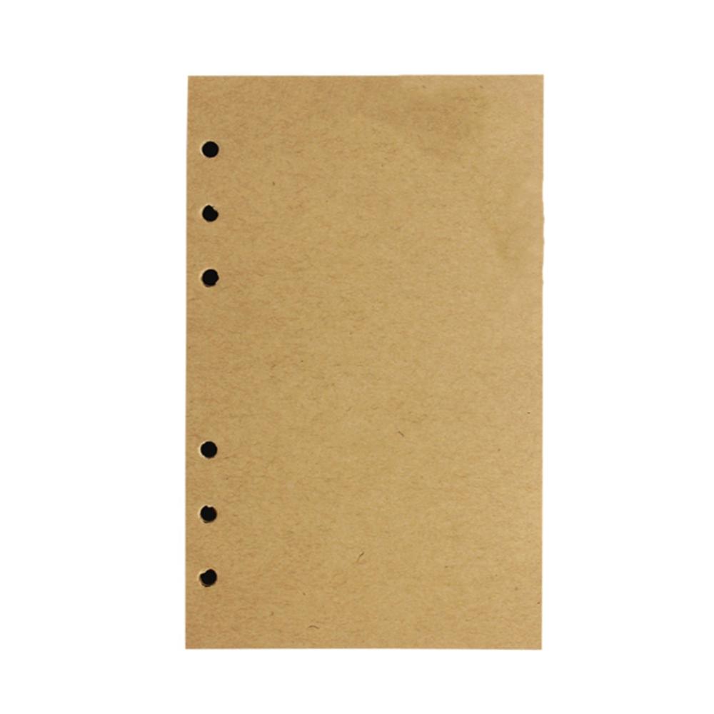 6 отверстий внутренний сменный спиральный скоросшиватель бумага 80 листов тетрадь индекс внутренняя страница офис школьные принадлежности