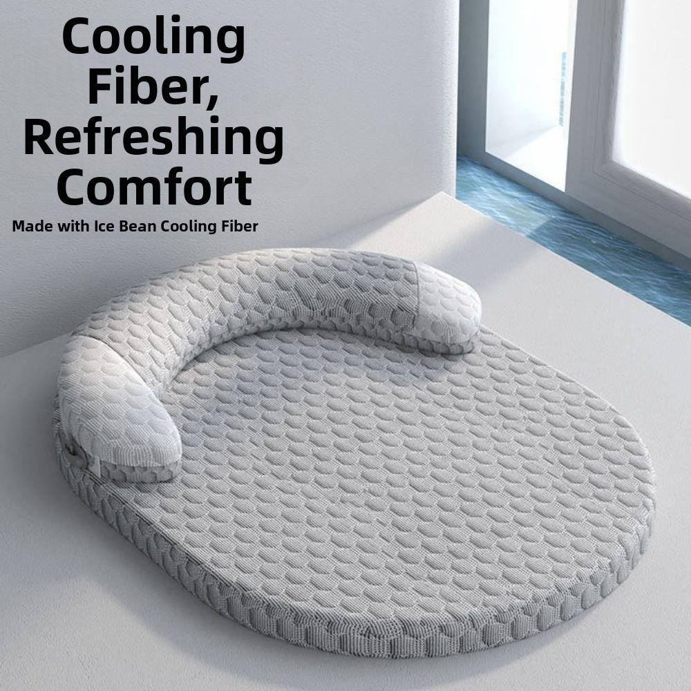 Removable Pet Cooling Mat Breathable Cooling Sleeping Pad Dog Sleeping Mat Living Room