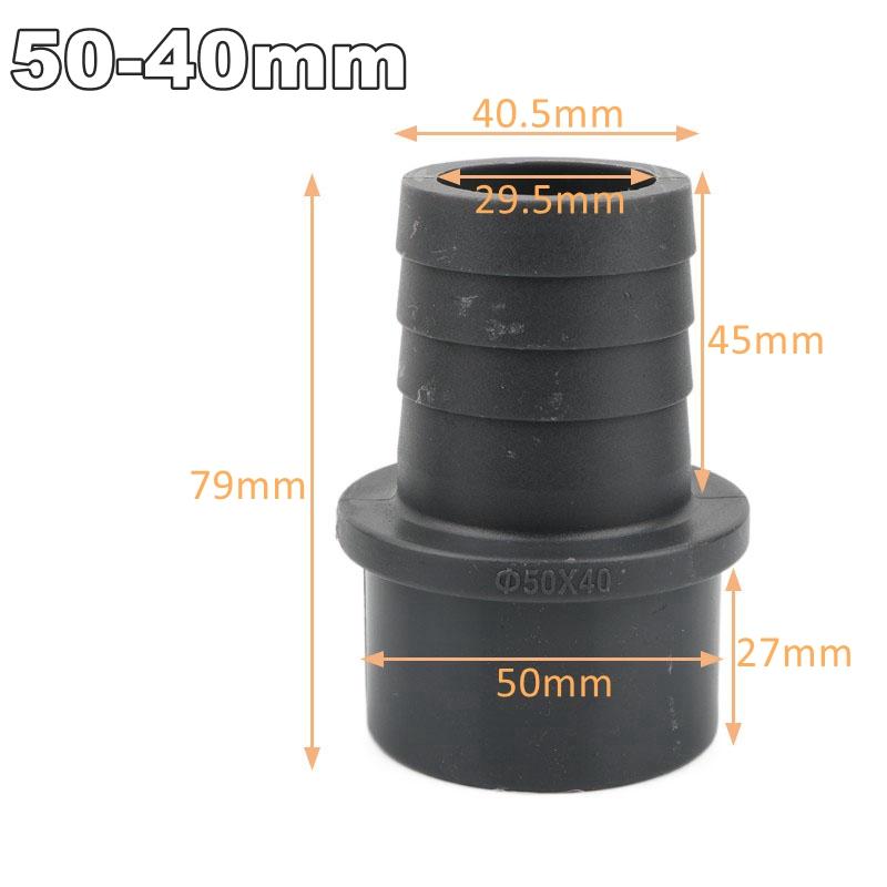 16/20/32/40/50/63mm UPVC Joints Garden Irrigation Connector Soft Hose Tube Adapter Water Pipe Accessories