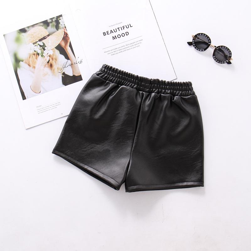 Yubaobei кожаные тёплые стильные шорты для девочек