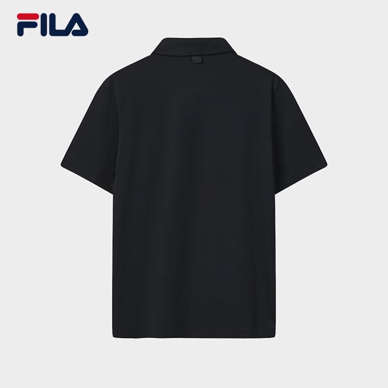Fila Мужская вязаная футболка-поло с коротким рукавом