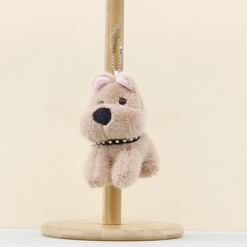 Милый ошейник собака мультяшное животное плюшевая игрушка брелок для детей коллекционеров и