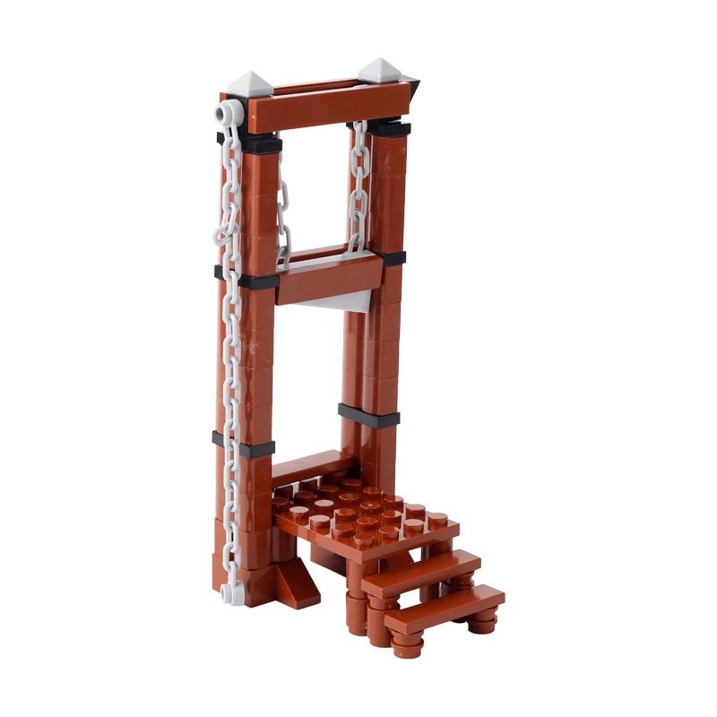 MOC Средневековый Город Строительный Блок Кухня Дом Мебель Спальня Столовая Фигурки Солдат Шлем Сборка Кирпичи для Скота Игрушки