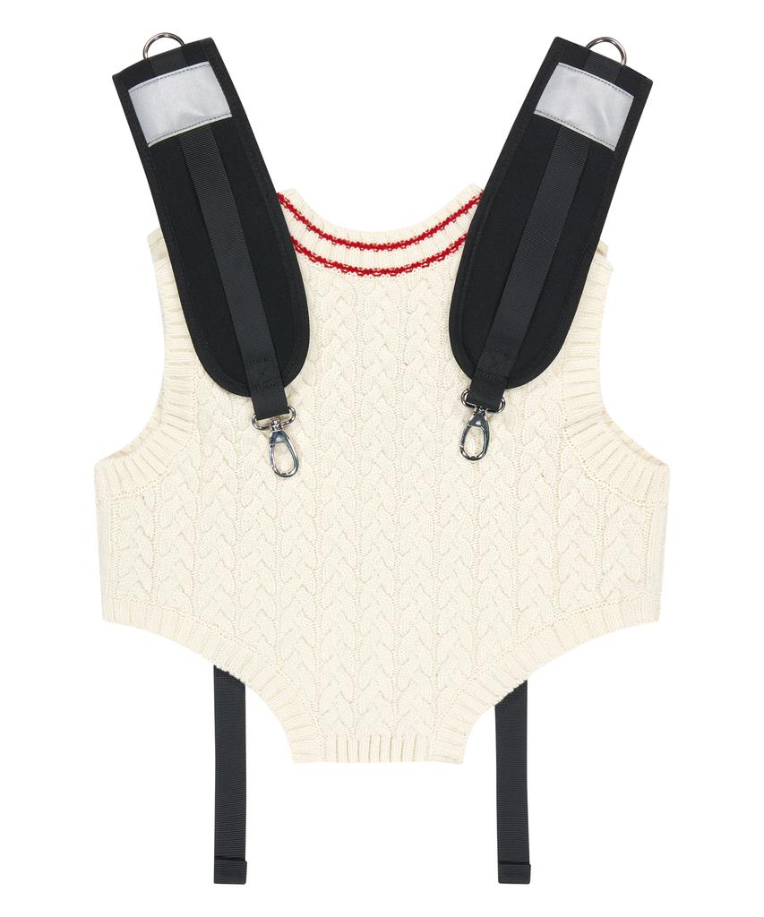 Cheonbolteu Backpack Strap Knit Vest