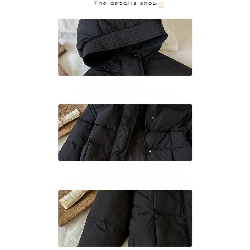 Детская белая куртка-пуховик из утиного пуха, толстая теплая длинная верхняя одежда для мальчиков и девочек, парки 2024 года, зимние новые повседневные подростковые детские пальто