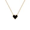 Cold Wind Love Fritillary Minimalist Wind Furnace Real Gold Necklace Female Collarbone Chain