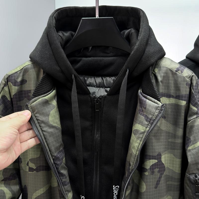 Мода Зима Мужское Пальто Большого Размера 5XL-11XL Повседневное Свободное Толстое Теплое Оверсайз Верхняя Одежда Мужские Куртки
