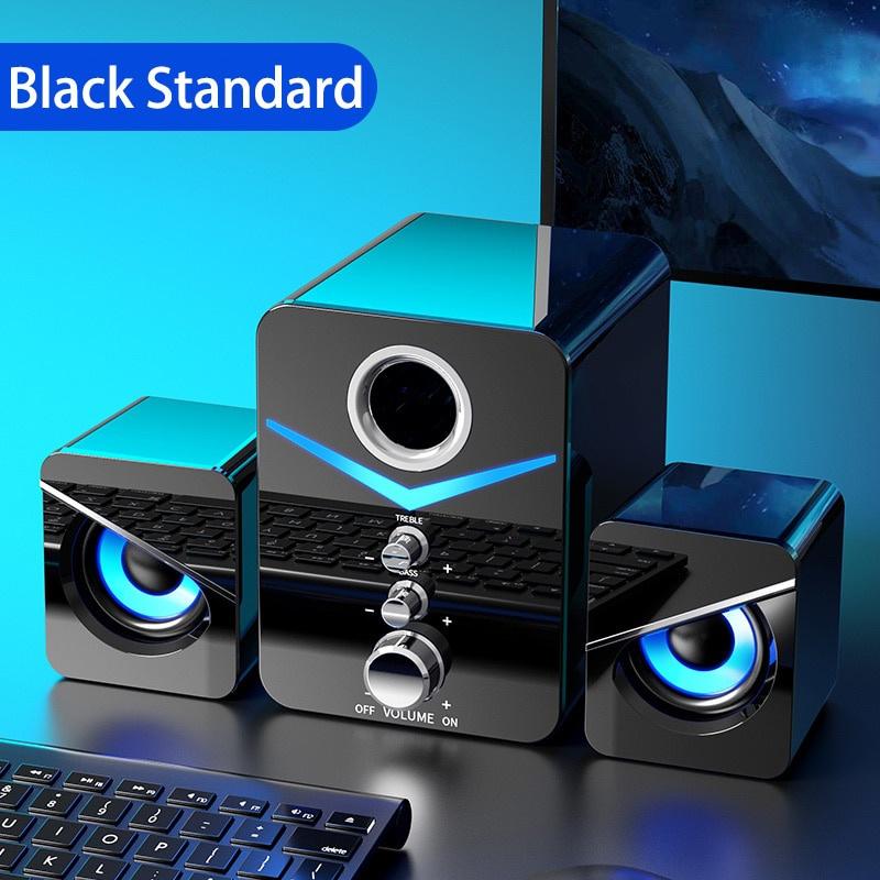 Динамический динамик Bluetooth Сабвуфер Открытый стереофонический музыкальный сплит Компьютерный аудиосистема Беспроводное управление