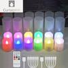 Flameless LED Candle Lamp, Rechargeable Candles, Timed Remote, Colorful, Home Decoration, Valentine Party,Candle Light,Room