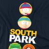 South Park Unisex Adult Solid Circles T-Shirt