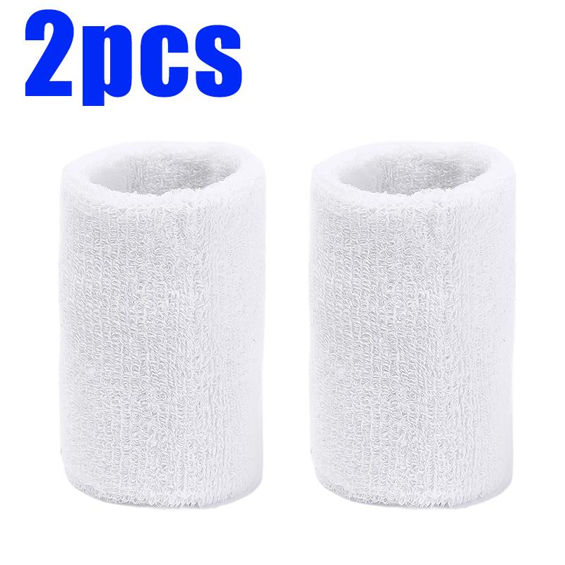2/1pcs Ports Sweat Wristband Wrist Support Hand Brace Wraps Guards for Gym Volleyball Basketball Tennis New Running Sweatband 1
