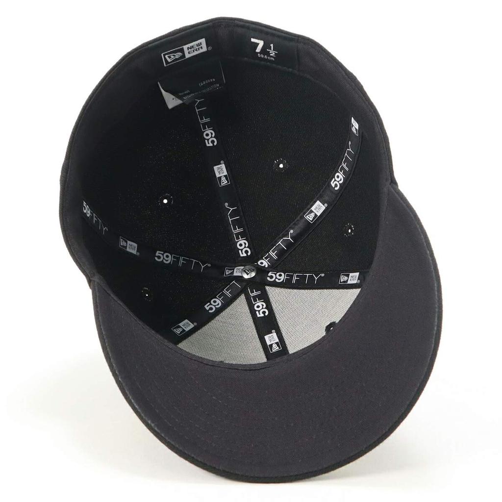 Крышка CAP 59FIFTY Basic Plain 7 PC5950 BASIC BLK SWHI [New Era] Черный/Белый 1/2