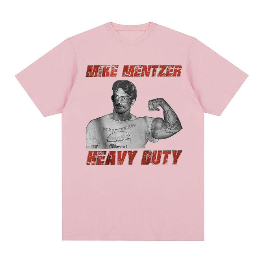Летняя винтажная мужская футболка с принтом Майка Ментцера, бодибилдера, с коротким рукавом, 100% чистый хлопок, стритвир, 2025