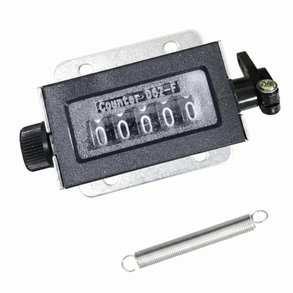 0-99999 Range Mechanical Counter Spring Loaded Hand Tally Counter Industrial Use