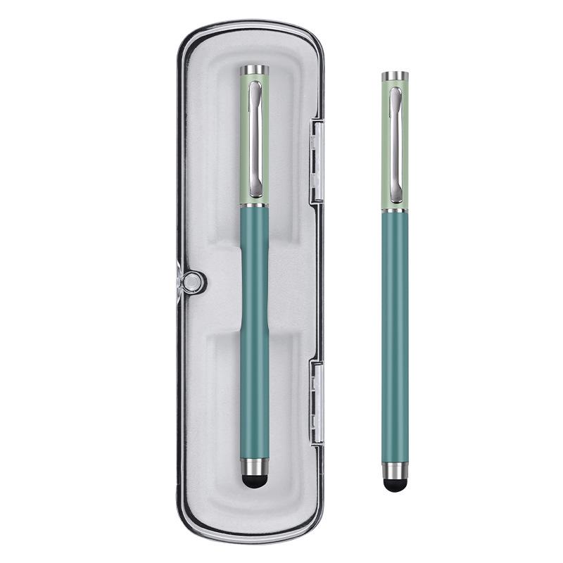 Signature Metal Rollerball Pen with Touchscreen Stylus, Customizable Logo, Business Pen Available