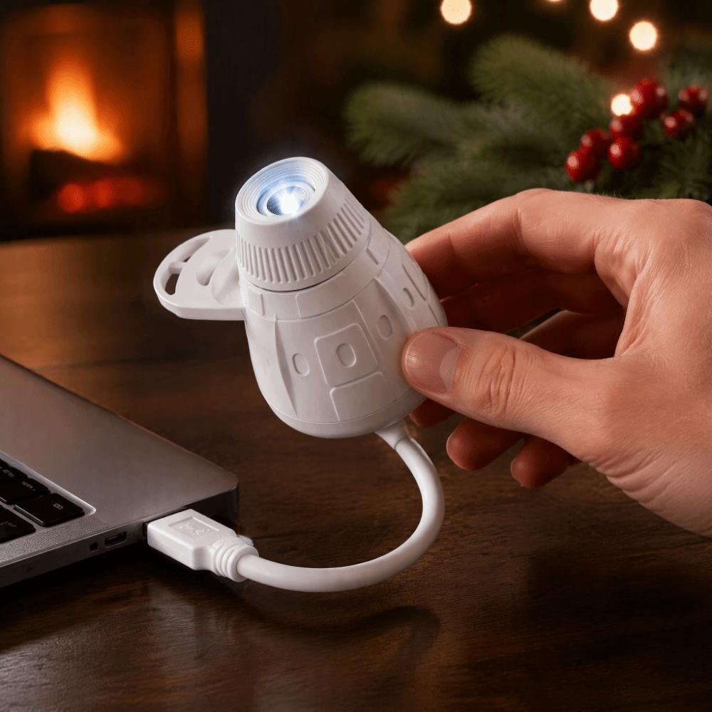 High quality Christmas Projection Lamp 3rd Generation USB Powered Dragon Spaceship Projector Lamp Dragon Spaceship