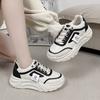 Инс корейская версия платформы папины кроссовки 2024 осень новые уличные студенческие кроссовки для бега увеличивающие рост повседневная обувь